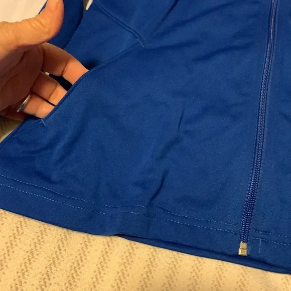 Augusta Sportswear Aurora Warm Up Jacket Pants Royal Blue White Metallic Large